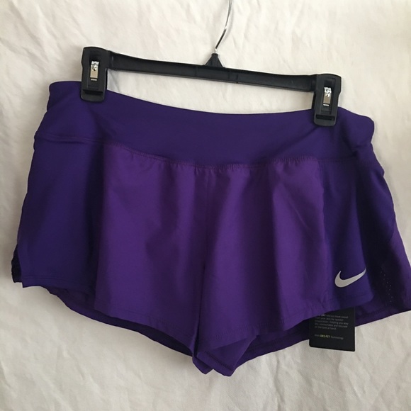 Nike Pants - NWT NIKE Dry-Fit Purple Running Shorts Size Large